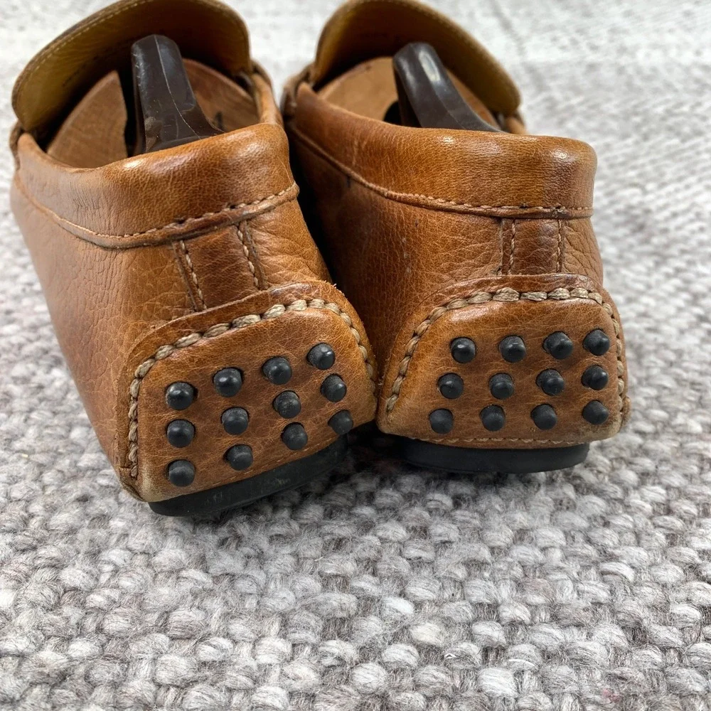 Cole Haan Driving Moccasins Men 8 D Brown Leather Penny Loafer C08429